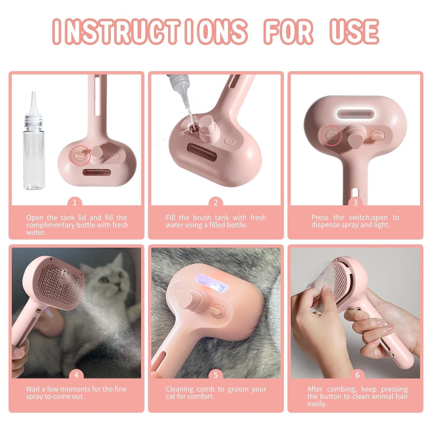 Pet Spray Comb