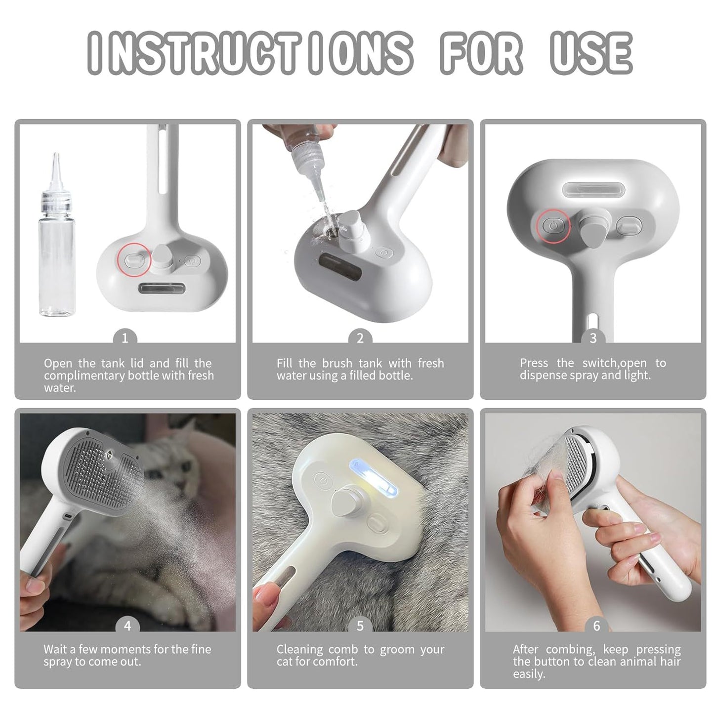 Pet Spray Comb
