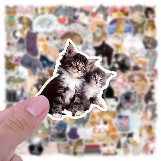 100 Cute kitty Stickers