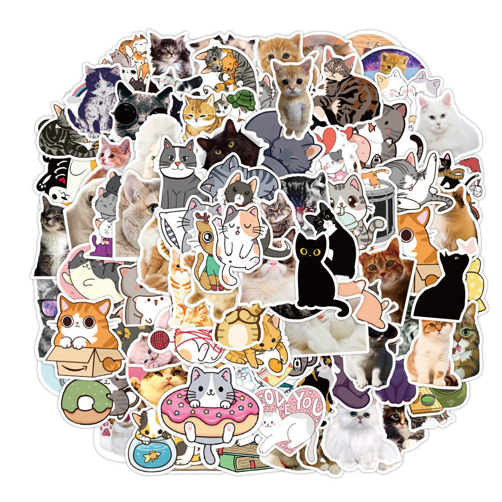 100 Cute kitty Stickers